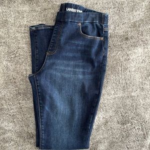 Lands End Pull On Jeans